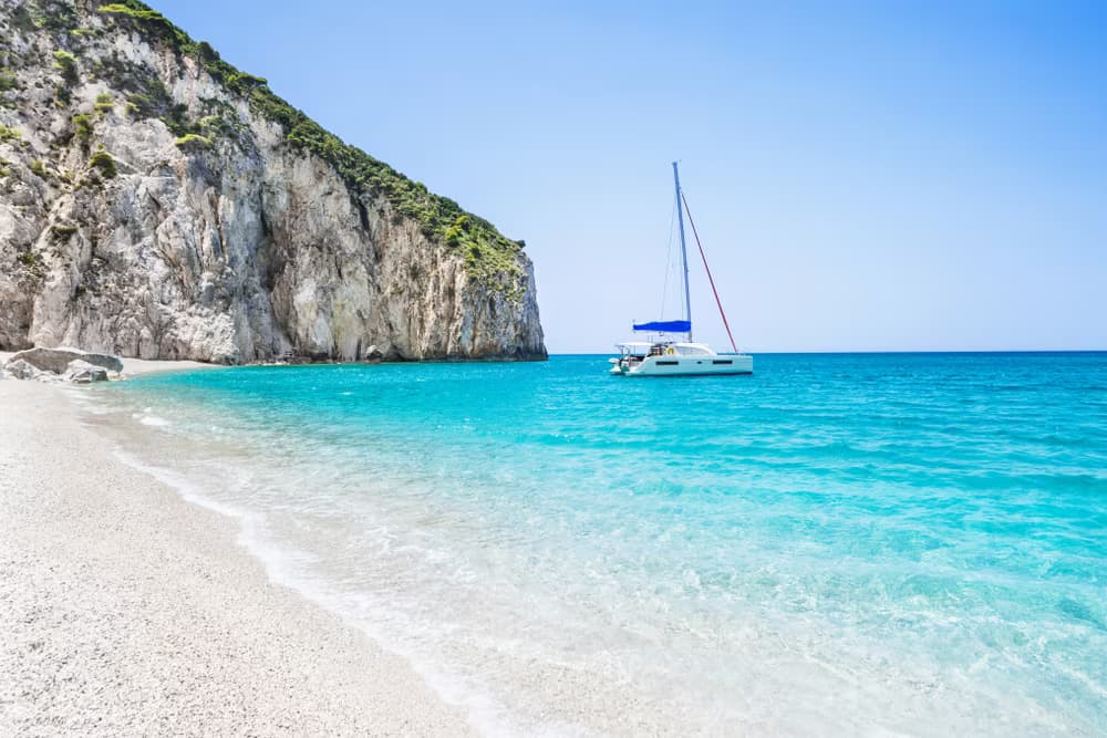 Croisière à la cabine en catamaran dans les iles ioniennes