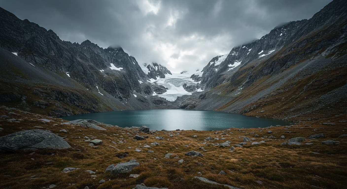 Exploration du paysages glaciaires du lac Chokoly - Kg