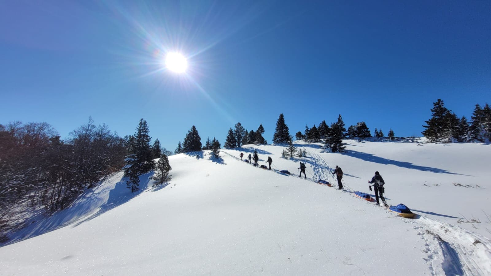 Premiers pas en raquettes sur les hauteurs du Vercors
