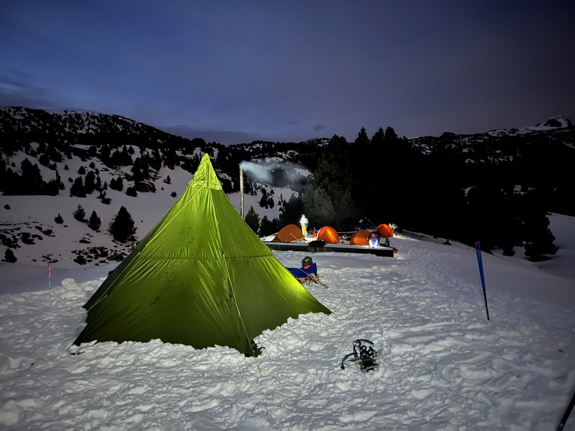 Traversée des grands espaces enneigés du Vercors