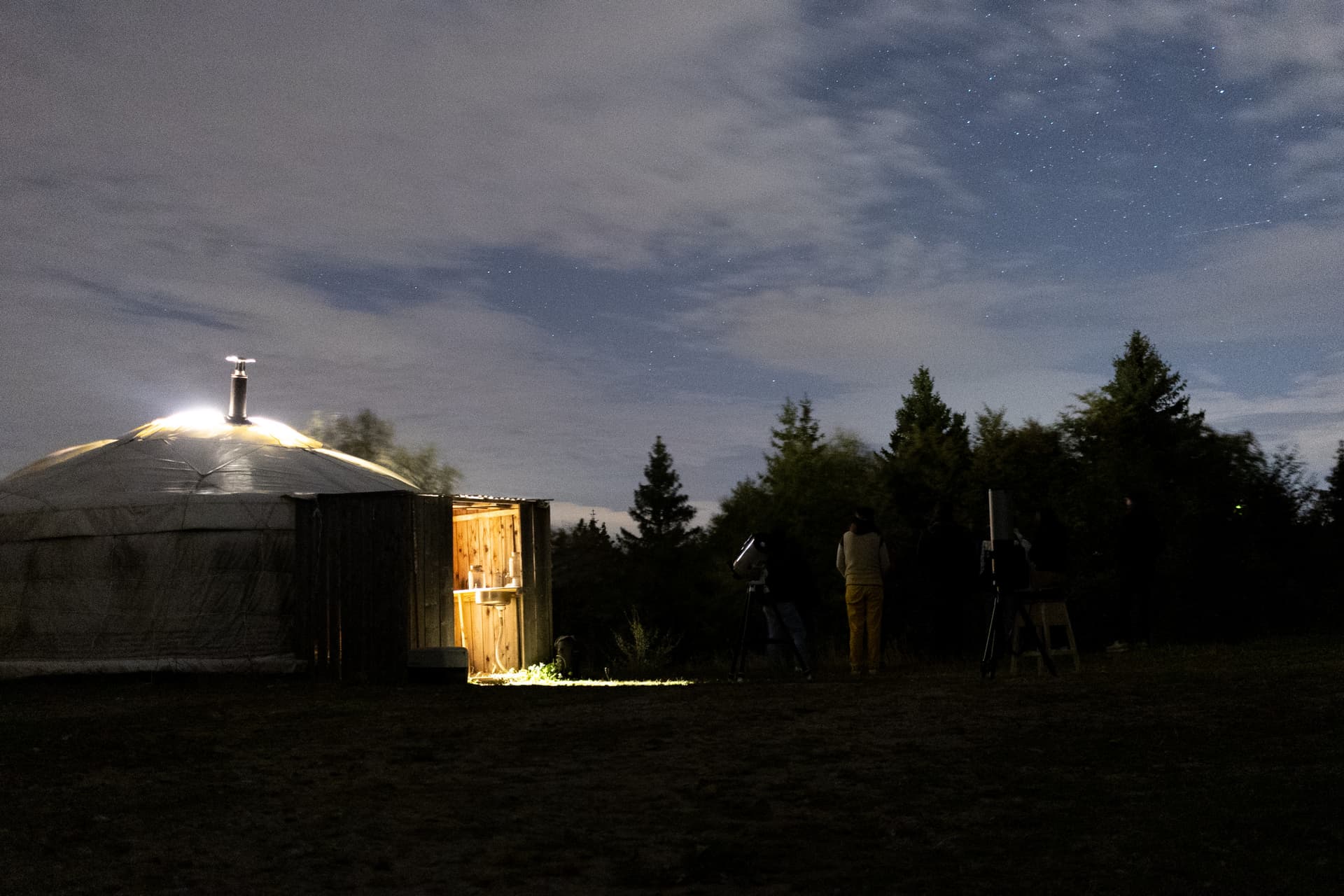 Première nuit astro dans le Jura