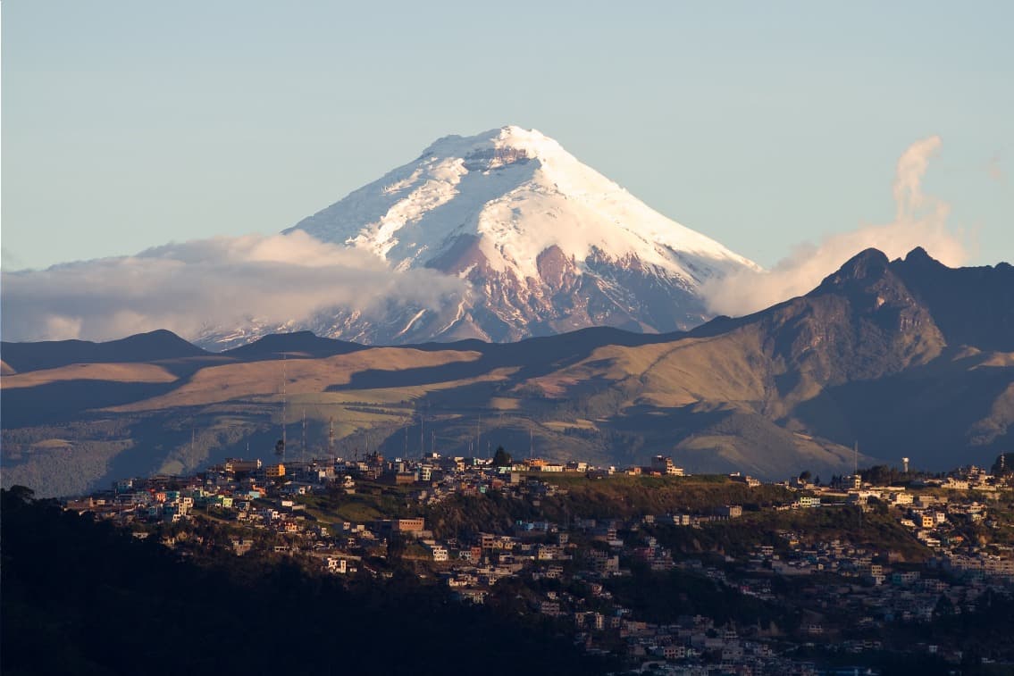 Trail sur Les Volcans des Andes