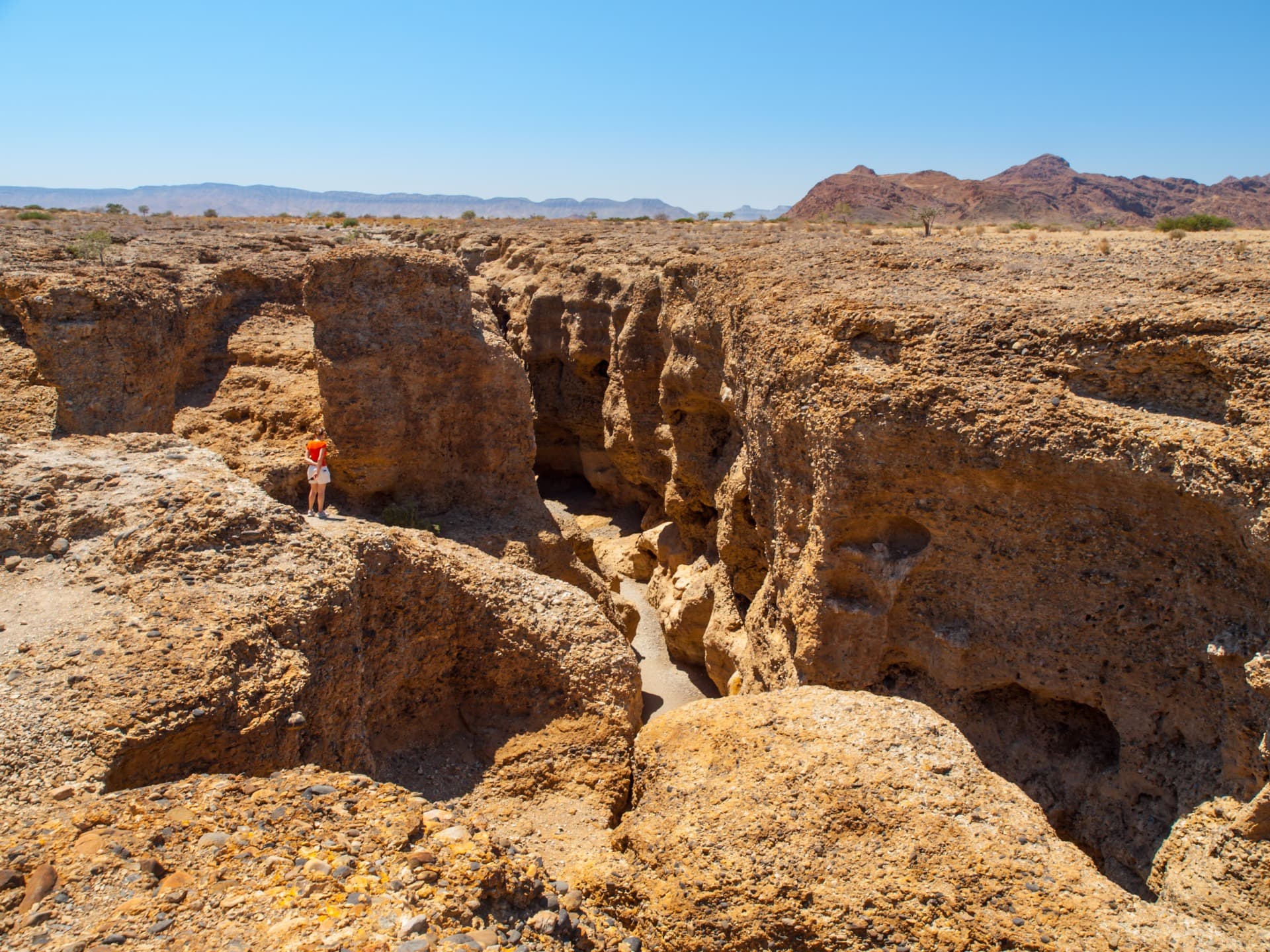Route vers le désert du Namib