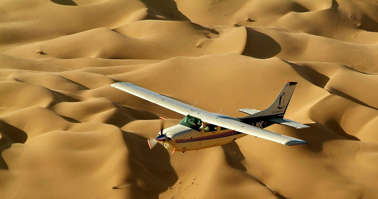 Namibie vue du ciel (fly-in) — Luxe