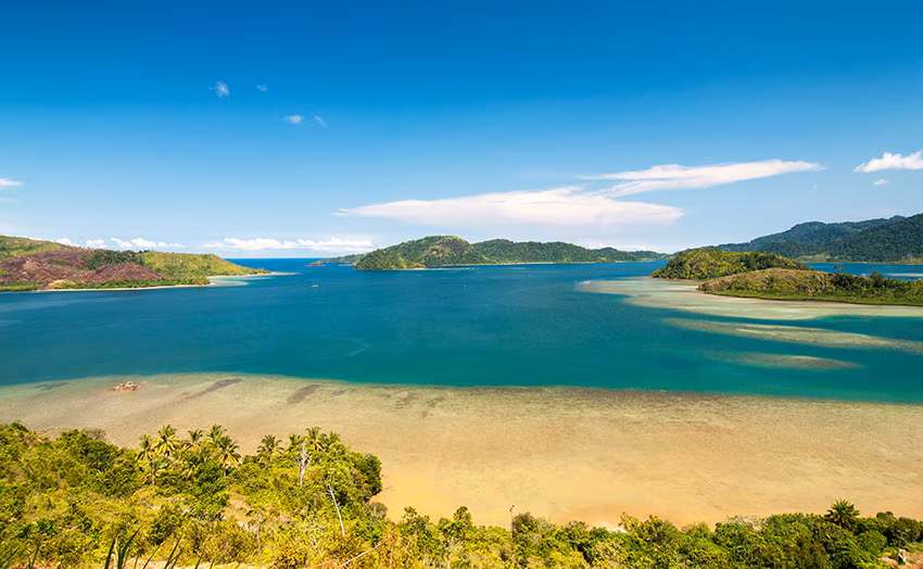 Sumatra-Ouest: extension en baie de Mandeh