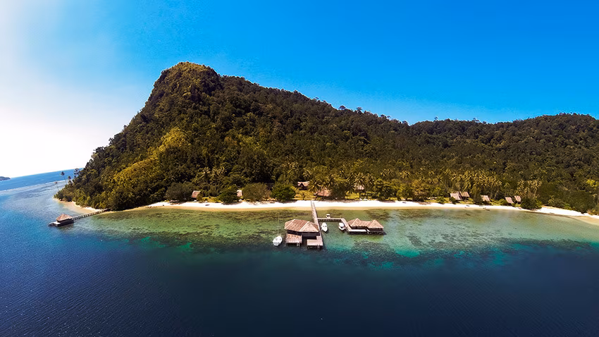 Sumatra-Ouest: extension sur l'île de Cubadak