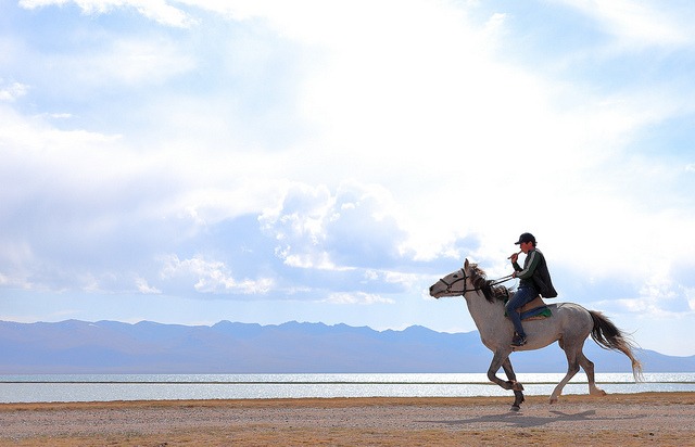 Image Randonnée à cheval vers le lac son-kul